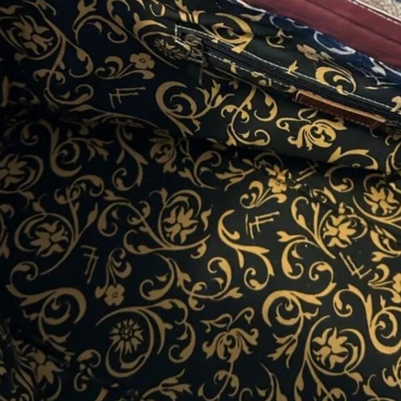 Leaders in Leather Tooled Weekender Bag 2466T - Picture 13 of 13